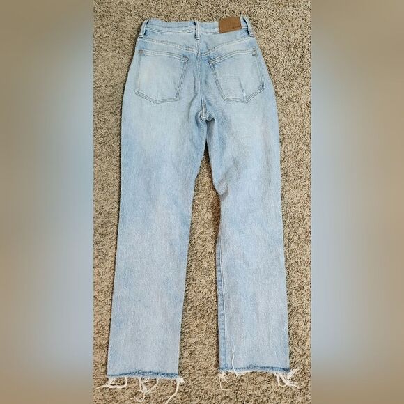 Madwell The High-Rise Slim Crop Boyjean: Knee-Rip Edition Size 24 - Picture 2 of 10